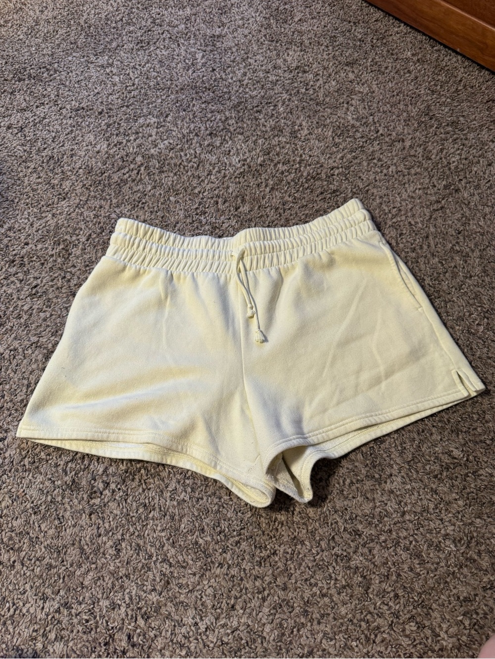 wild fable Light Yellow Drawstring Athletic Shorts - Picture 1 of 2